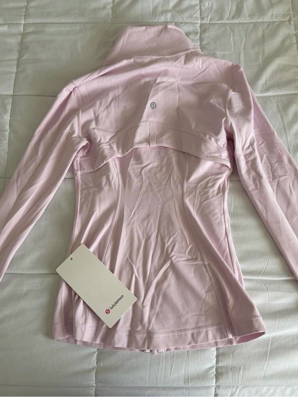 lululemon athletica Light Pink Long Sleeve Zip Jacket